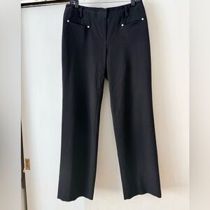 Larry Levine Classic Black Dress Pants